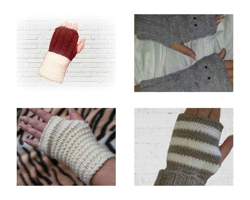 Strickanleitung 4in1 Pulswärmer im 4er Set zum kleinsten Preis