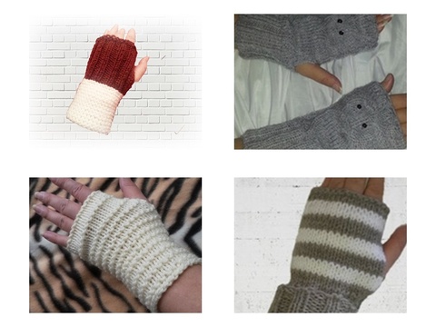 Strickanleitung 4in1 Pulswärmer im 4er Set zum kleinsten Preis