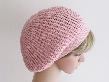 Häkelanleitung: Mädchen + Damen Mütze mit Reliefstäbchen (Größen: S, M, L)