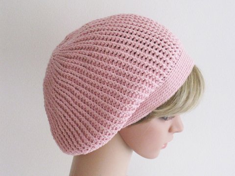 Häkelanleitung: Mädchen + Damen Mütze mit Reliefstäbchen (Größen: S, M, L)