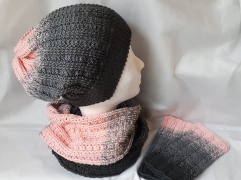 Armstulpen "Winterrose"