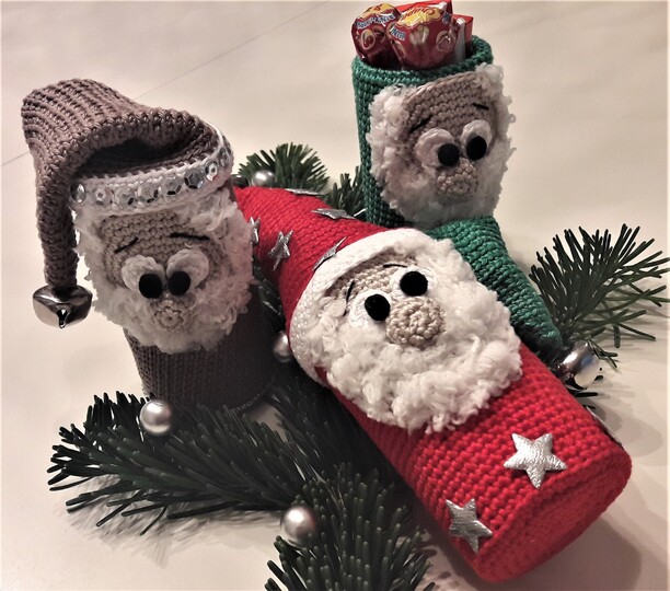 Kleine Weihnachtswichtel mit Überraschung