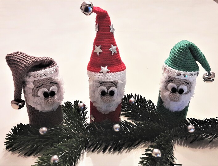 Kleine Weihnachtswichtel mit Überraschung