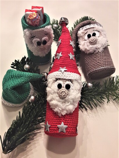 Kleine Weihnachtswichtel mit Überraschung