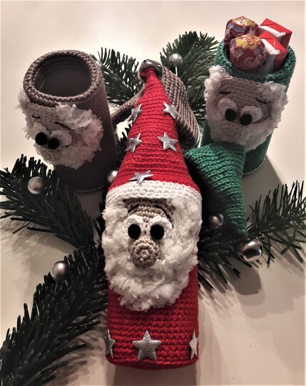 Kleine Weihnachtswichtel mit Überraschung