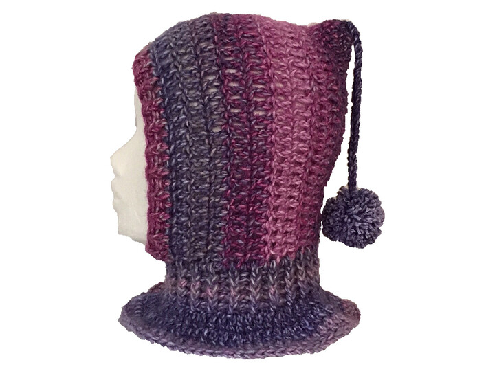 Häkelanleitung Schalmütze mit oder ohne Bommel - jede Größe, alle Garne