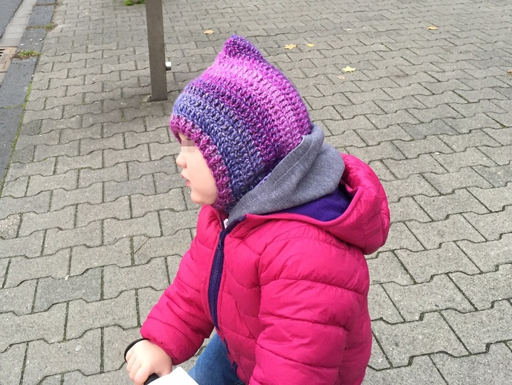 Häkelanleitung Schalmütze mit oder ohne Bommel - jede Größe, alle Garne