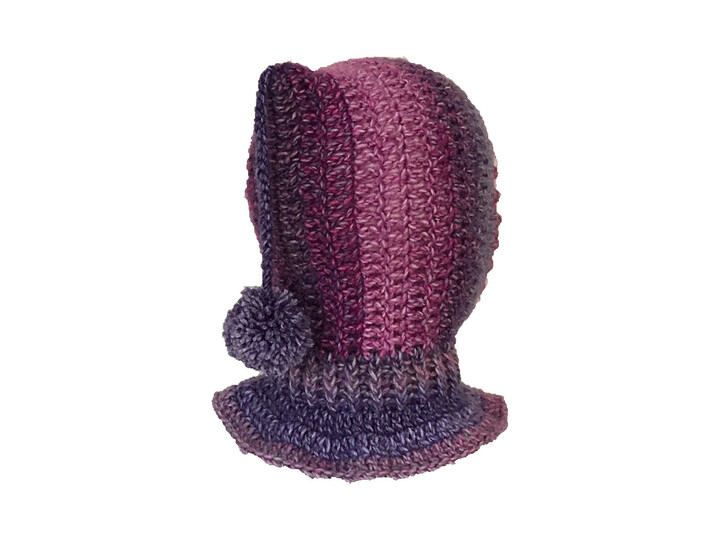 Häkelanleitung Schalmütze mit oder ohne Bommel - jede Größe, alle Garne