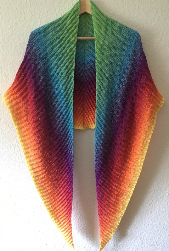 Strickanleitung Tuch Unicorn
