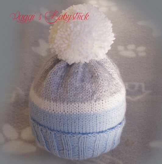 Strickanleitung Modell Schneemann Gr. 70-74