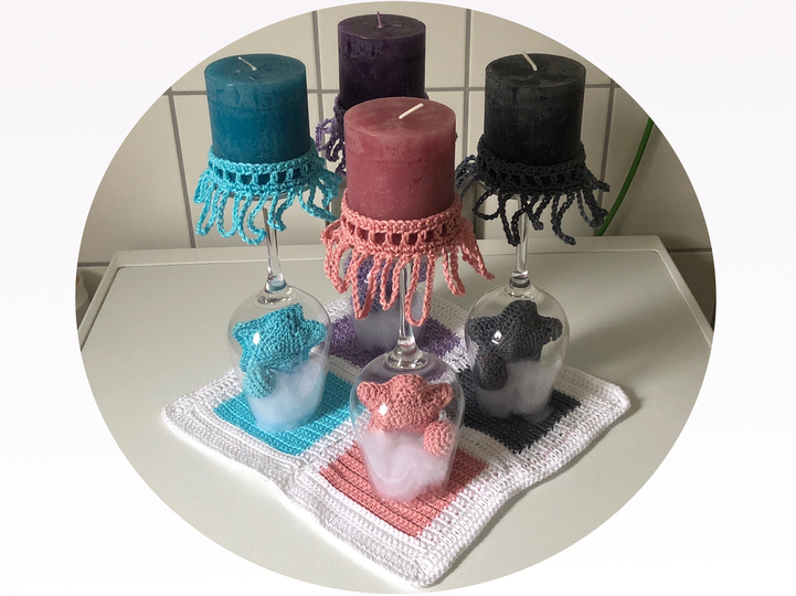 Christa - Ein gehäkelter Adventskranz mit vielen Variationen