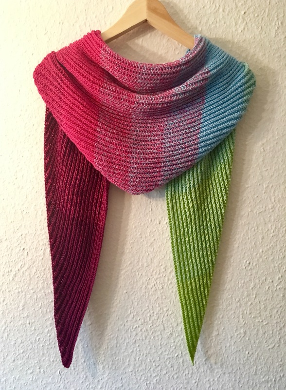 Strickanleitung Tuch Stripes