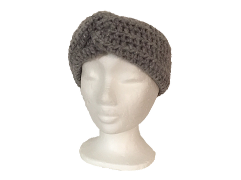 Knotenstirnband häkeln