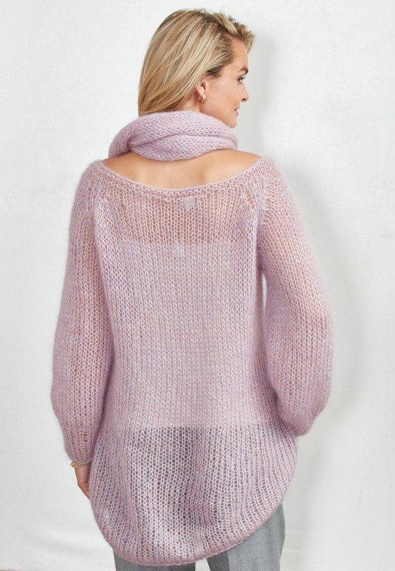 Strickanleitung Mohair-Pulli Suanna