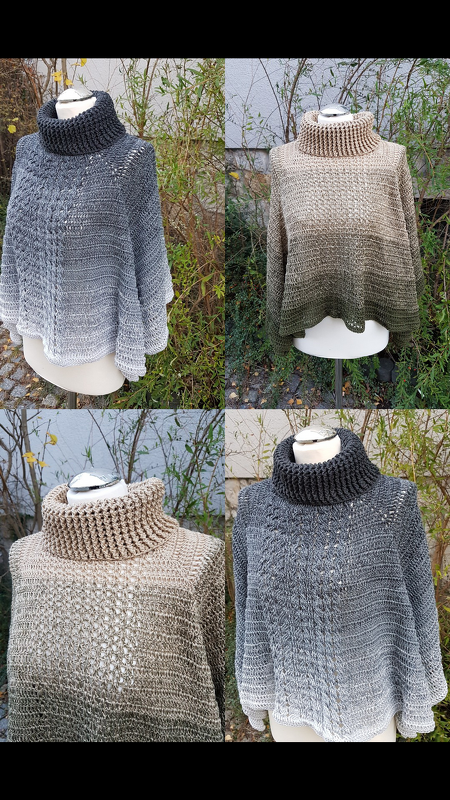 Poncho-Set "Obendrüber 1+2"