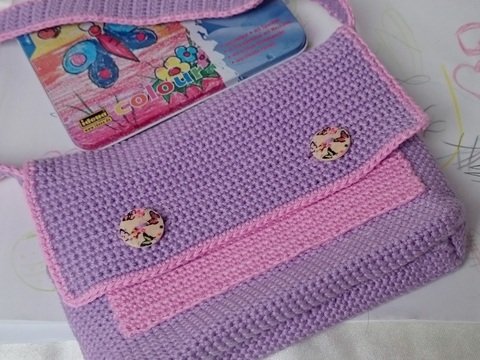 Tasche häkeln kostenlos - Kindertasche "EVA" - Häkelanleitung PDF
