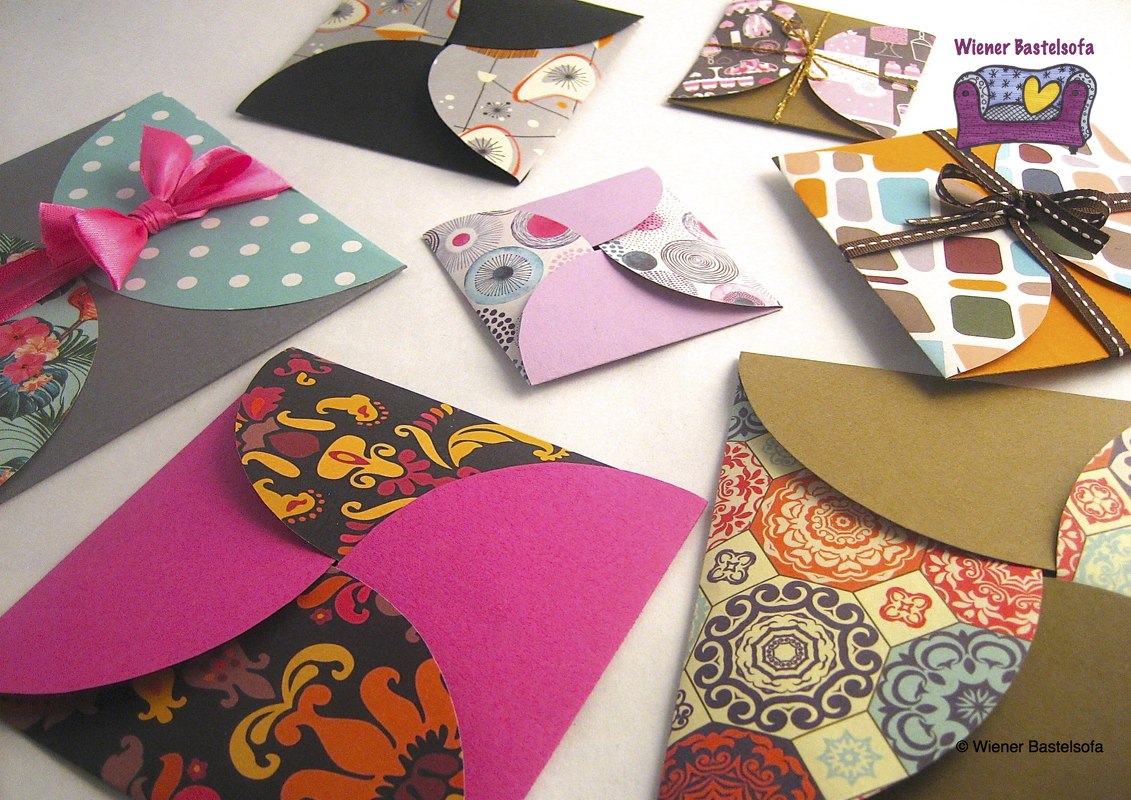 Geschenkkuvert „Quadrat“, schnell und einfach