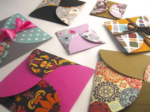 Geschenkkuvert „Quadrat“, schnell und einfach