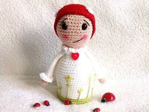 Fliegenpilz-Männchen (Häkelanleitung)