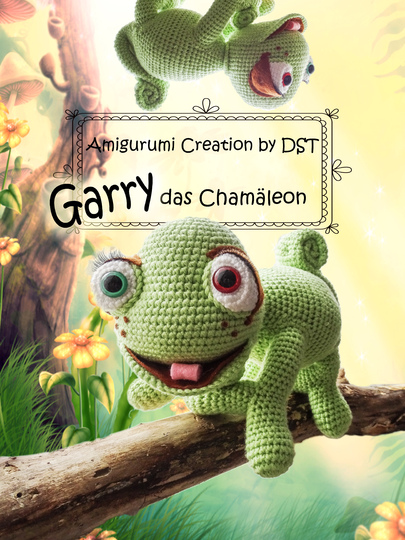 Amigurumi Anleitung Garry das Chamäleon