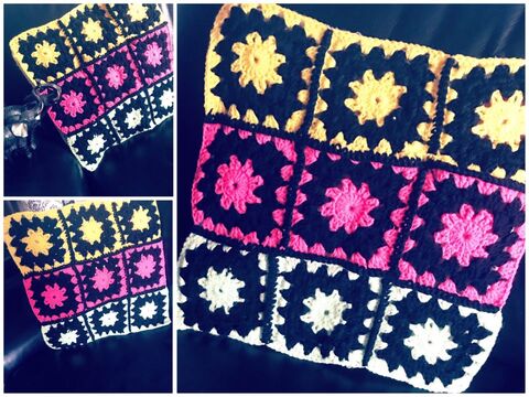 Häkelanleitung Kissenüberzug "Sunshine"