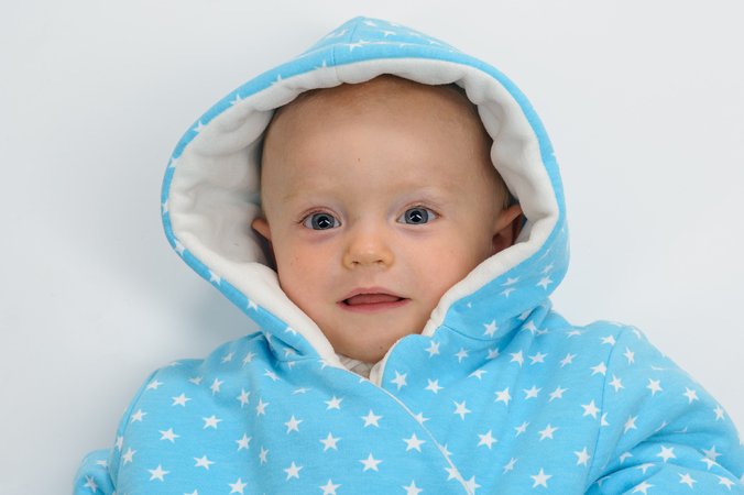 NEVIO Baby outdoor sleep sack sewing pattern lined with cuffs + hood
