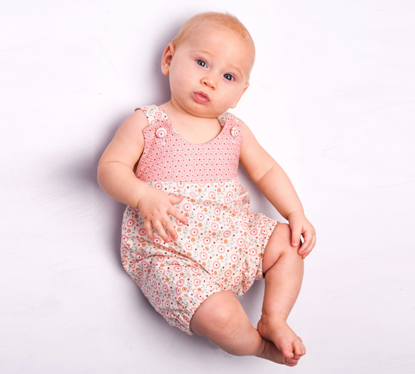 Baby Romper LUNA & Dungarees CHARLOTTE PDF Pattern 0-2y