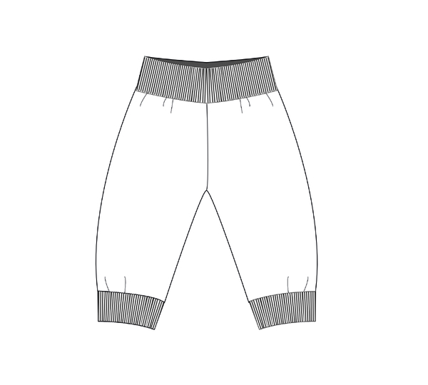 Baby Reversible Pants LUCCA – Sewing Pattern PDF 1m/3m-2y/3y