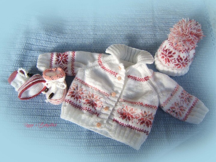 Strickanleitung f&uuml;r Baby's u. Reborns Modell Ole Gr. 50-56