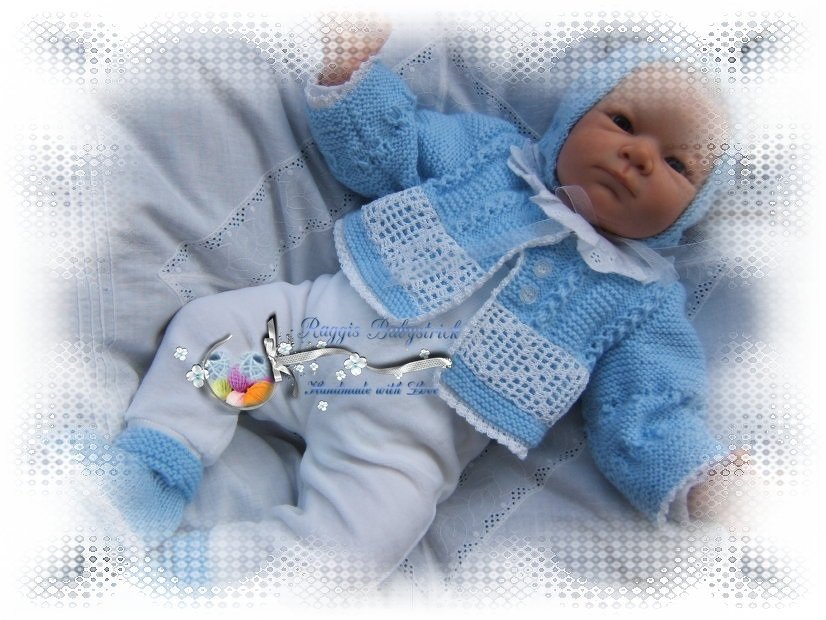 Strickanleitung f&uuml;r Baby's u. Reborns Modell Andy Gr. 50-56 - Bild 4