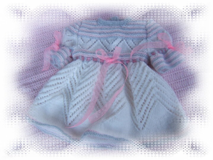 Strickanleitung f&uuml;r Baby's u. Reborns Modell Grace Gr. 50-56