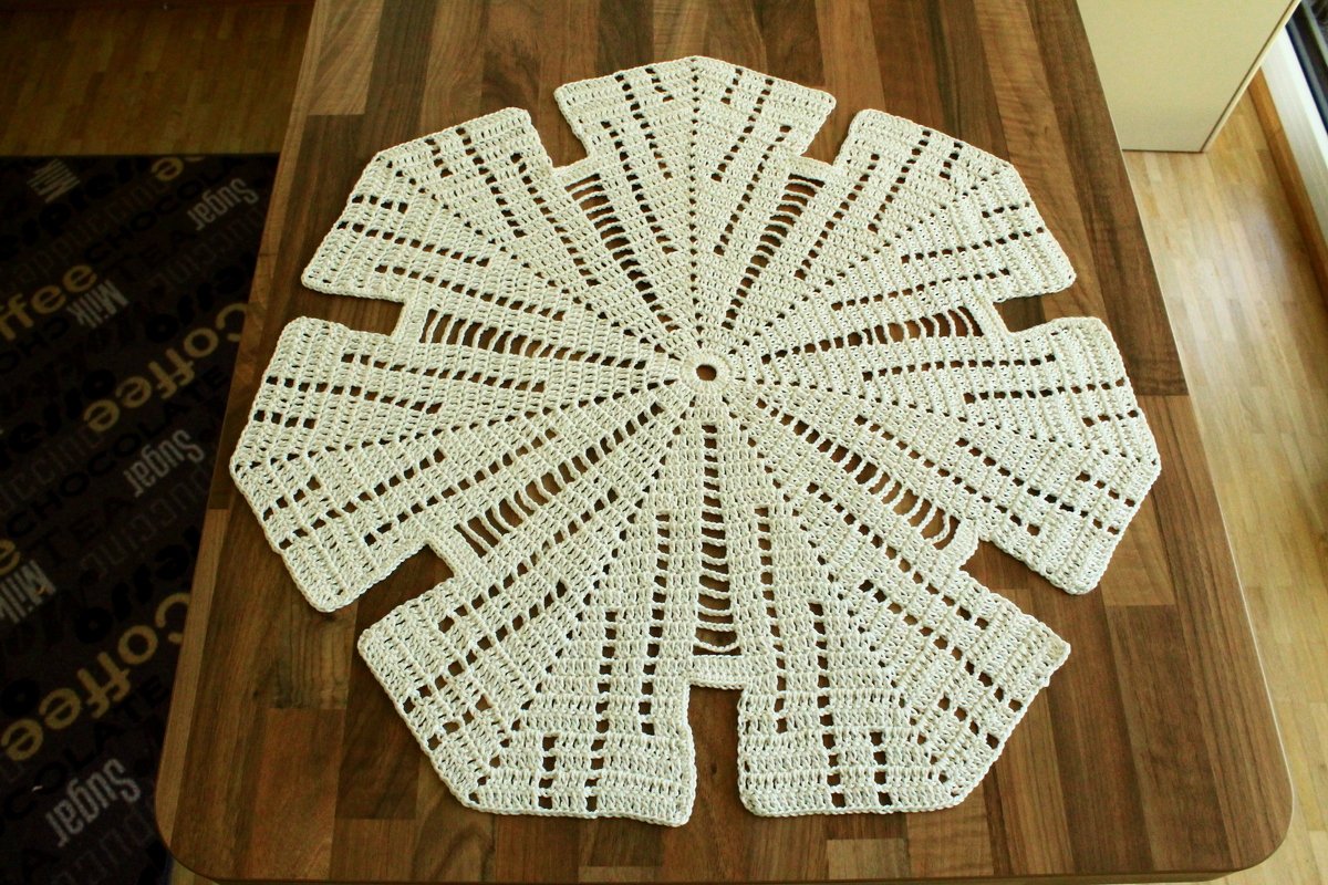 Tischdecke häkeln - Bild 2