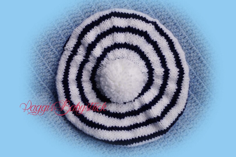 Strickanleitung f&uuml;r Baby's u. Reborns Modell Fin Gr. 50-56