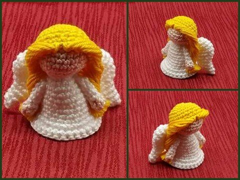 Häkelanleitung, "Ein kleiner Engel für dich!" 5 cm groß, Mitbringsel!