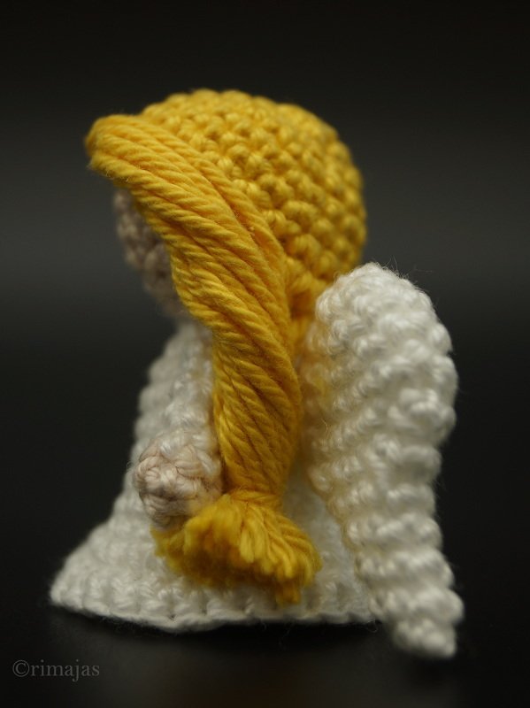 Häkelanleitung, "Ein kleiner Engel für dich!" 5 cm groß, Mitbringsel! - Bild 3