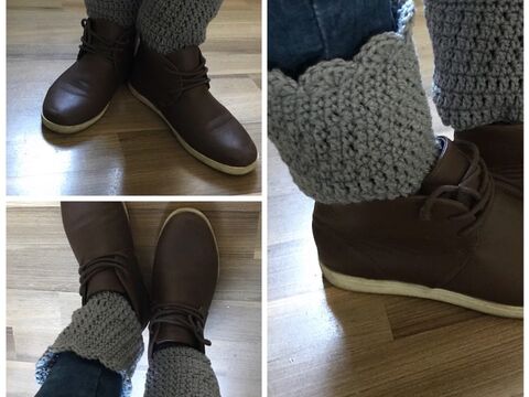 Häkelanleitung Stulpen "Freezer"