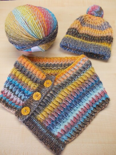 Winterset aus Mütze und Schal für Damen jeden Alters