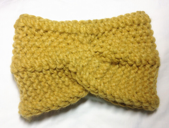 Stirnband in multi-Looking Strickanleitung