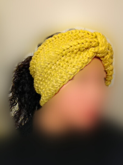 Stirnband in multi-Looking Strickanleitung