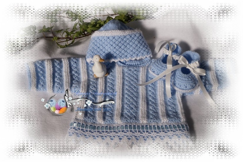 Strickanleitung f&uuml;r Baby's u. Reborns Modell Cid Gr. 48 - 52