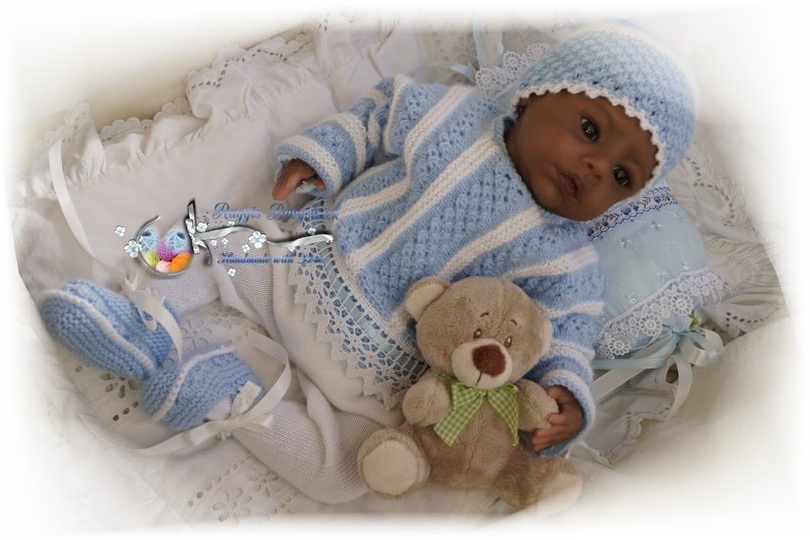 Strickanleitung f&uuml;r Baby's u. Reborns Modell Cid Gr. 48 - 52