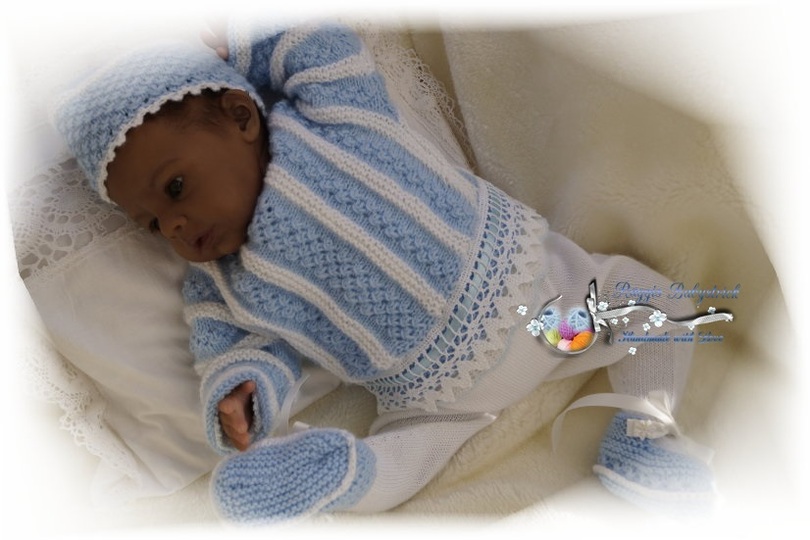 Strickanleitung f&uuml;r Baby's u. Reborns Modell Cid Gr. 48 - 52