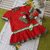 Strawberry Field Dress set for 3 to 18 months