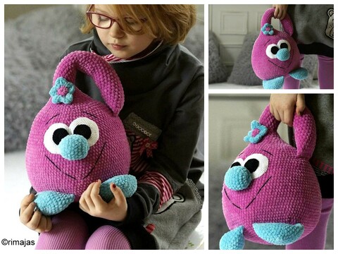 Häkelanleitung: „XXL-Tröpfli“ – auf Kuschelkurs