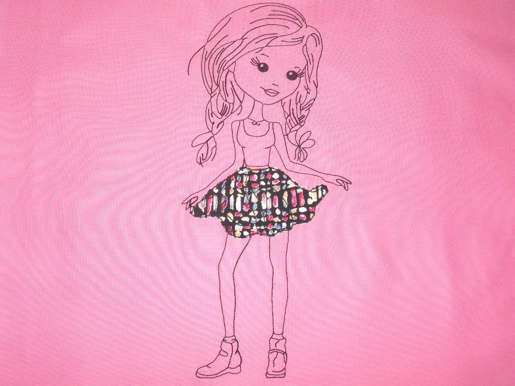 Mädchen Stickdatei ♥ sweet Girl ♥ - Bild 6