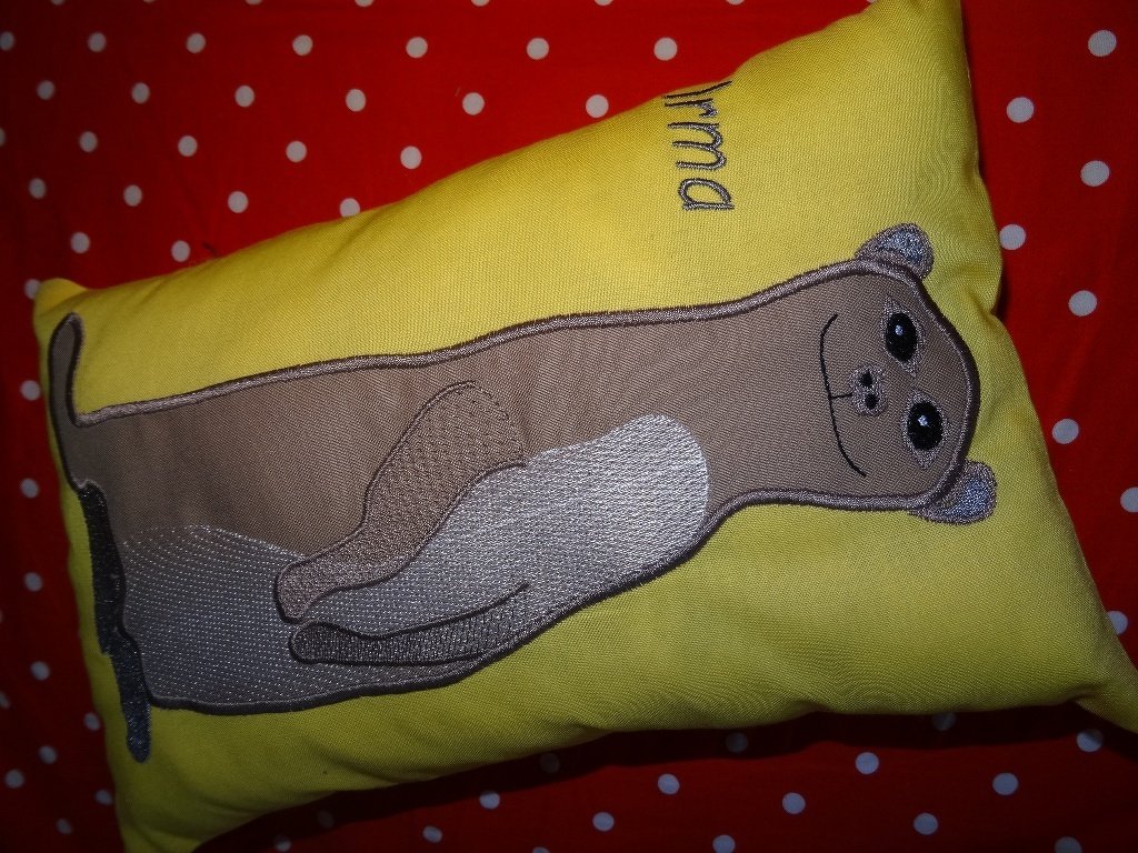 Stickdatei Erdmännchen + Kissen Ith - Bild 4