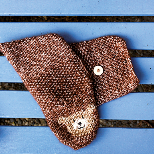 Schal Bär für Kinder (an jedes Größe anpassbar) - Strickanleitung für Anfänger