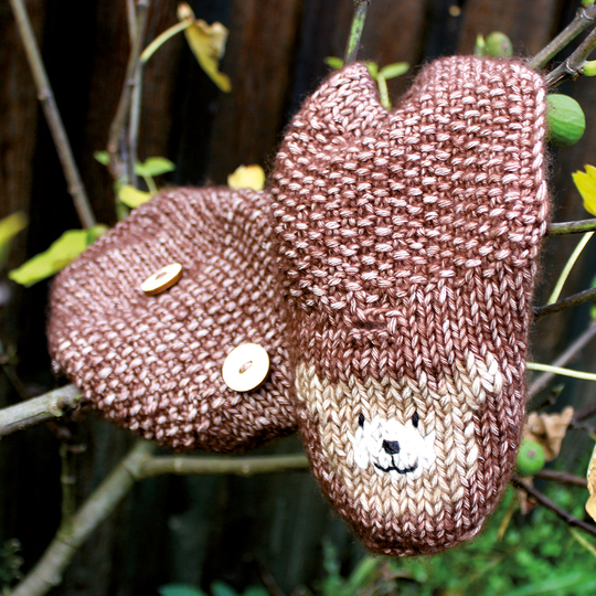 Schal Bär für Kinder (an jedes Größe anpassbar) - Strickanleitung für Anfänger