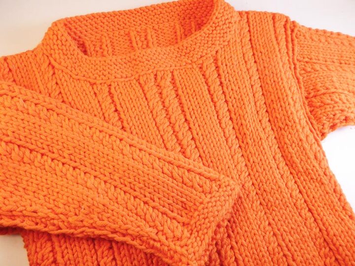 Strickanleitung * Kinderpulli & Mütze