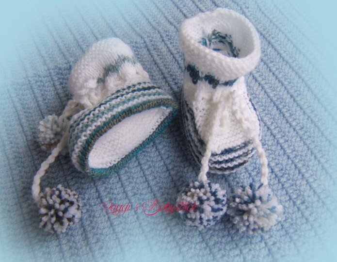 Strickanleitung f&uuml;r Baby's u. Reborns Modell Norge Gr. 50-56